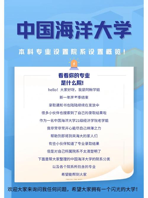 海洋大学有什么系