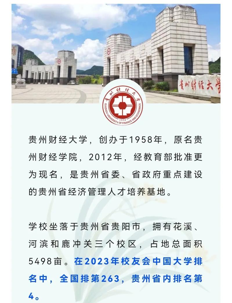 贵州财经大学什么专业