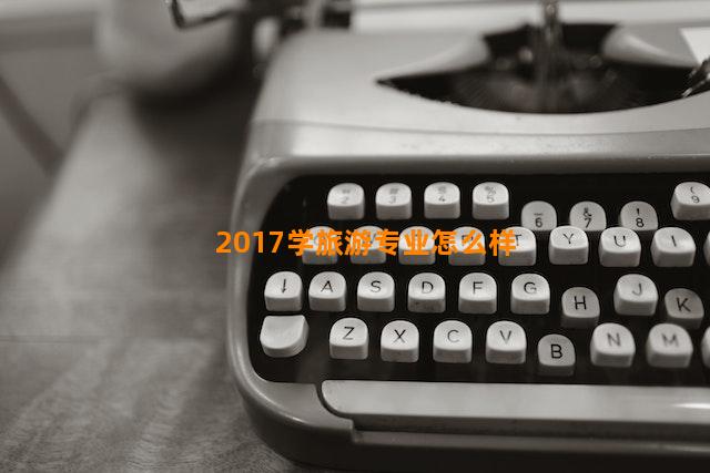 2017学旅游专业怎么样