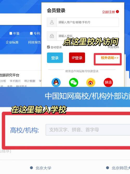 校外学生怎么登入知网
