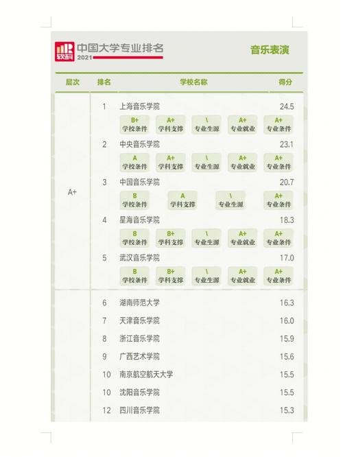 哪些大学的音乐表演专业好