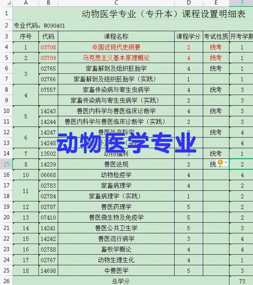 兽医大学有哪些二本