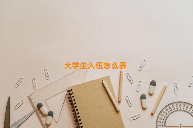 大学生入伍怎么弄