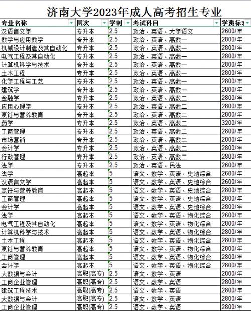 济南大学的特色专业有哪些