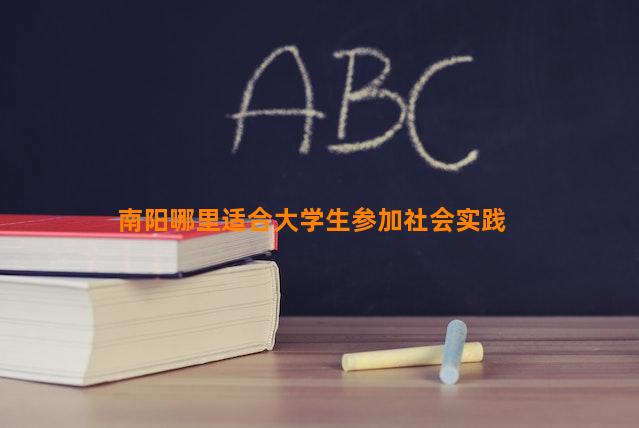 南阳哪里适合大学生参加社会实践