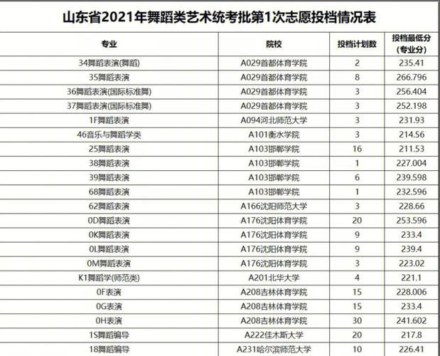 舞蹈专科学校有哪些