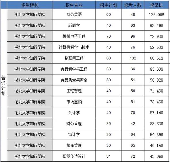 湖北有多少二本大学