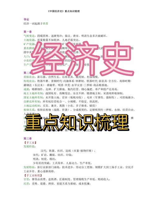 大学经济史包括哪些内容