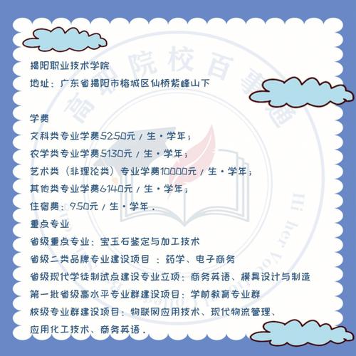 揭阳公办学院有哪些专业