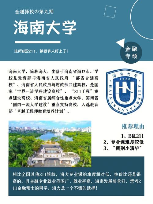 海南哪个大学属于211