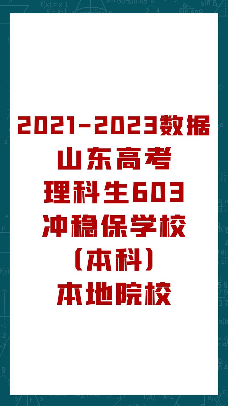 山东603能考上哪个学校