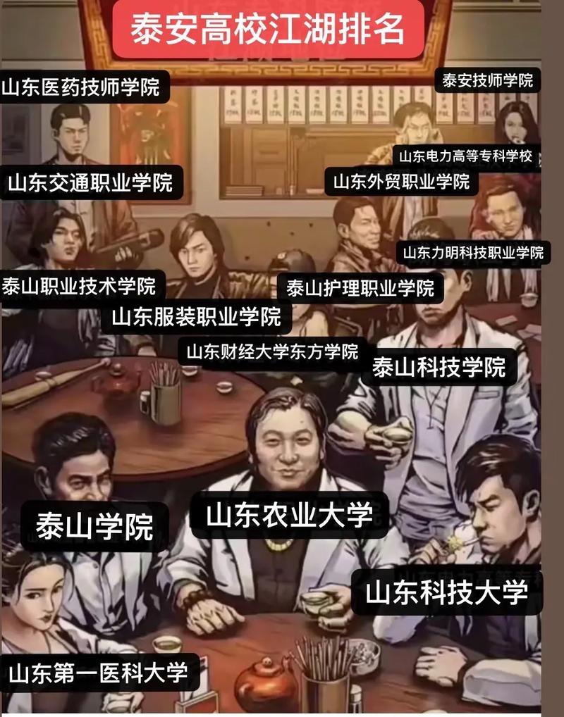 泰安共有多少大学