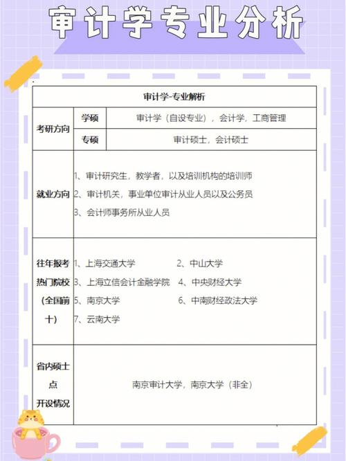 哪个大学审计学专业强