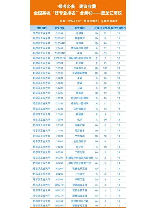 黑科技大学哪个专业好