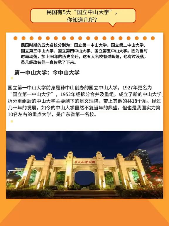 中山有多少公办大学