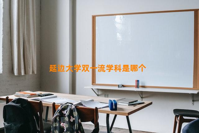 延边大学双一流学科是哪个