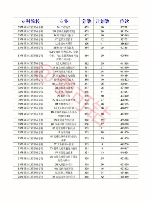 潍坊士官院校多少分