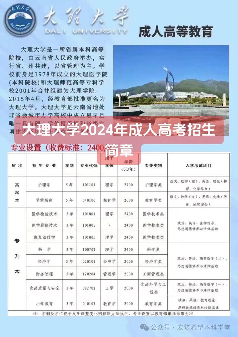 大理大学费用多少