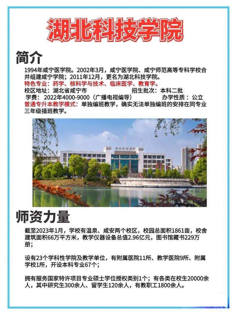 咸宁科技学院多少录取