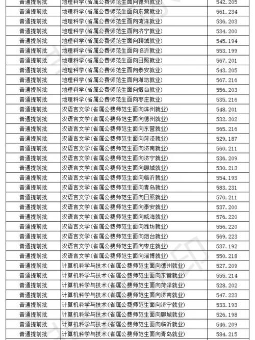 临沂大学小学教育多少分