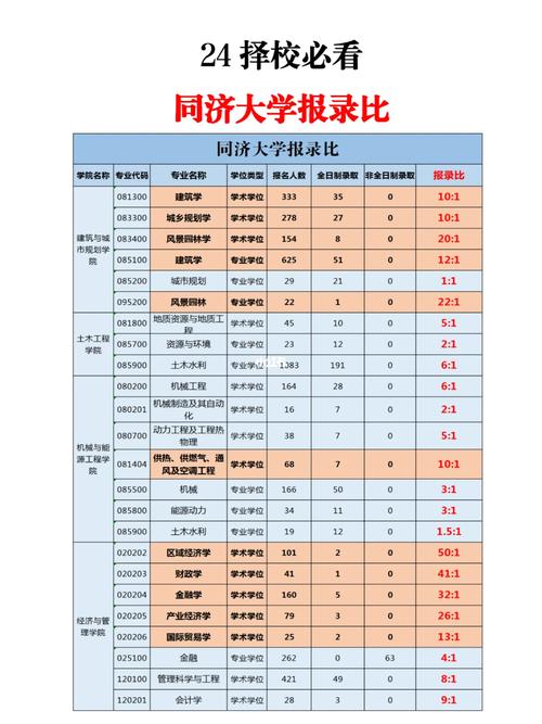 同济大学哪个专业最热门