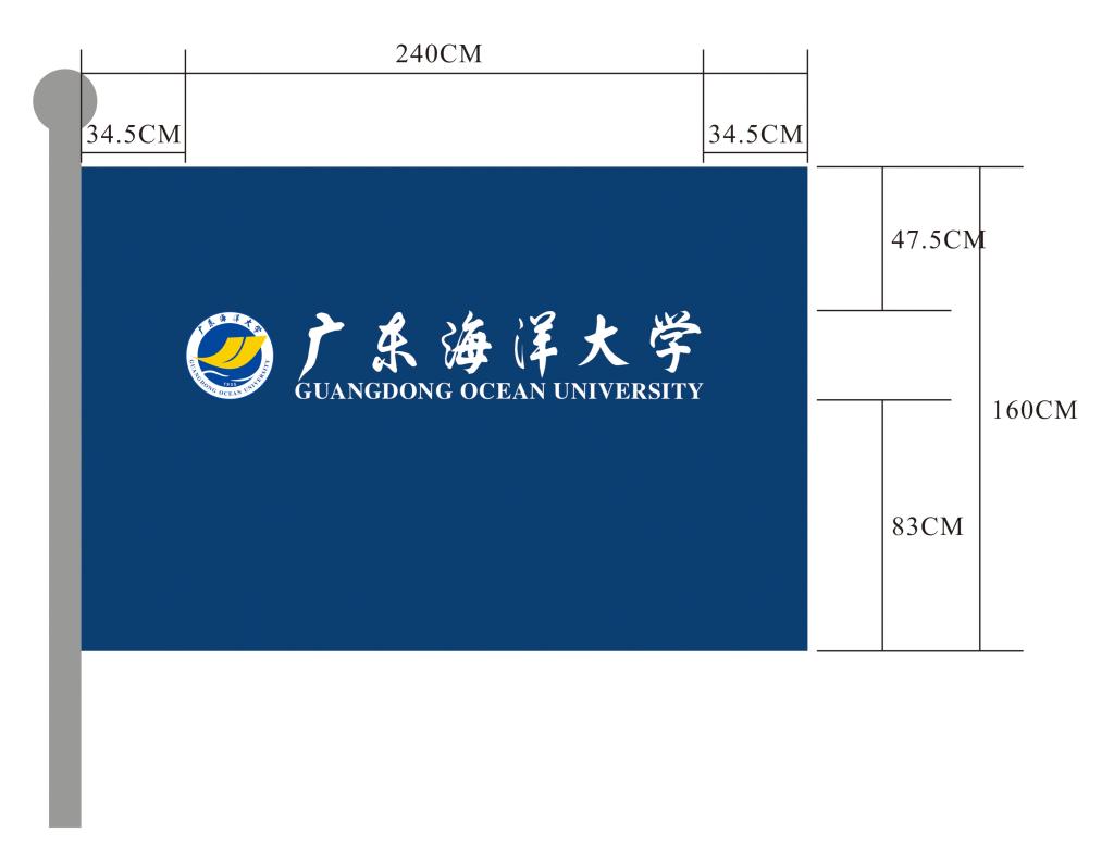 学校校旗尺寸是多少